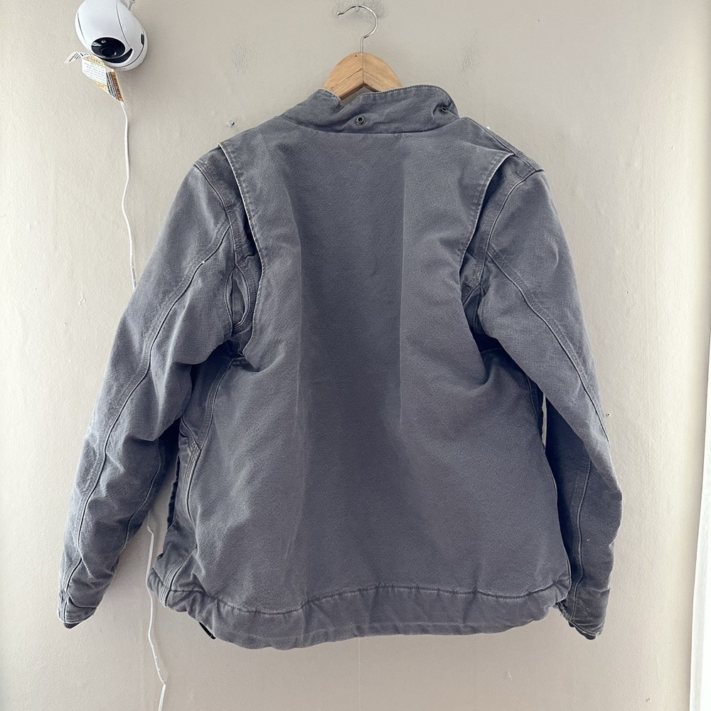 Carhartt Womens Full Swing Caldwell Sherpa Lined Jacket Size M Gray Workwear - Picture 9 of 12